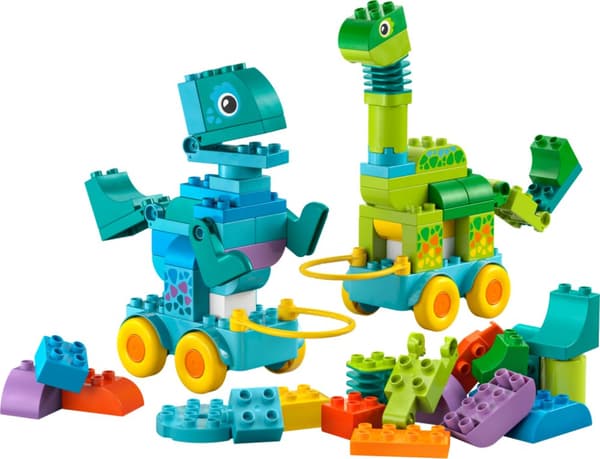 LEGO DUPLO 3 i 1 Dinosaurier på hjul 10451