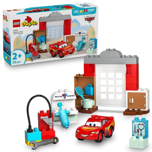 LEGO DUPLO McQueens besök i Docs garage 10456