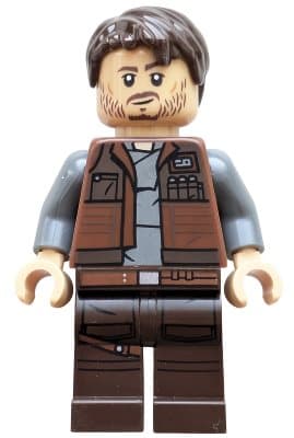 LEGO Star Wars Cassian Andor Reddish Brown Vest SW1410