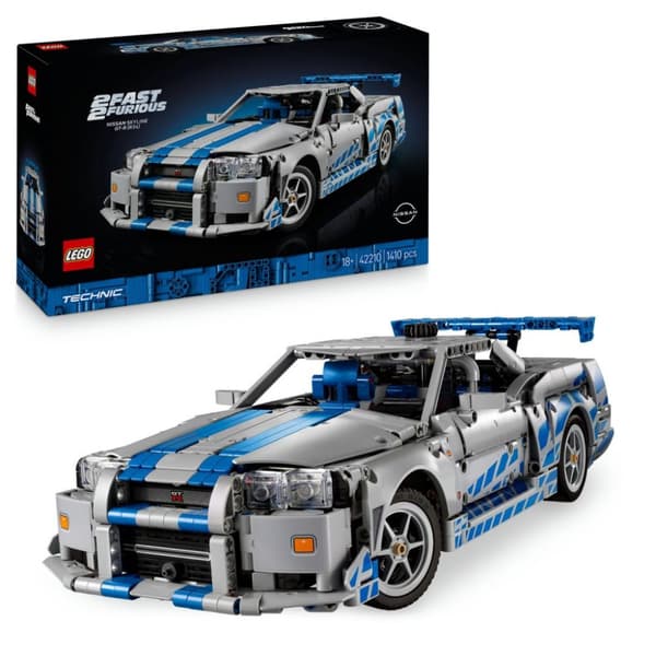 LEGO Technic 2 Fast 2 Furious Nissan Skyline GT-R R34 bil 42210