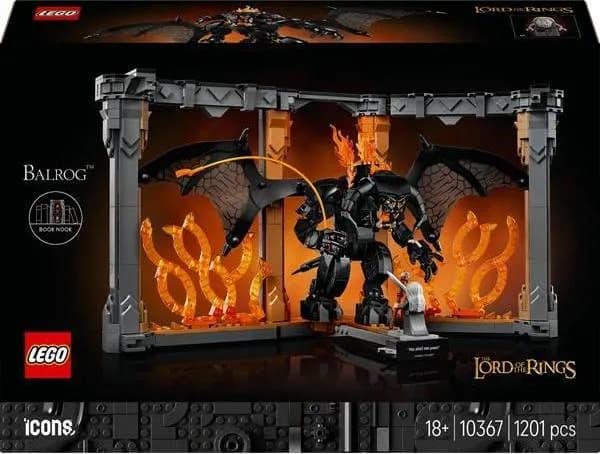 LEGO Icons 10367 Sagan om ringen: bokstöd med Balrog™