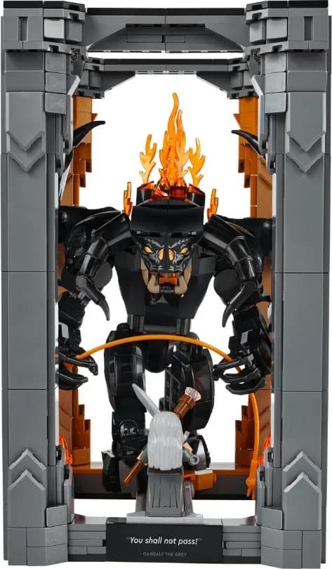 LEGO Icons 10367 Sagan om ringen: bokstöd med Balrog™