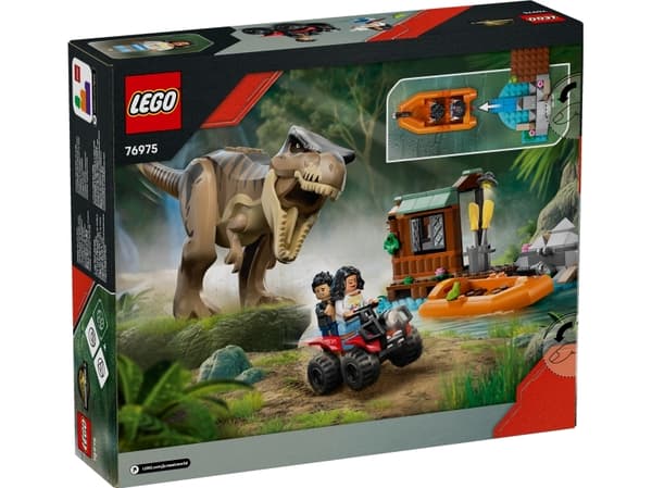 LEGO Jurassic World 76975 T. rex and the river escape