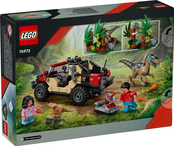 LEGO Jurassic World 76972 Raptor and the SUV Escape