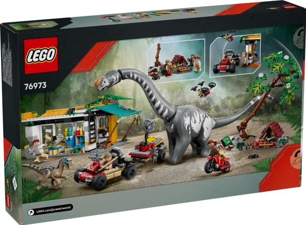 LEGO Jurassic World 76973 Raptor & Titanosaurus Tracking Mission