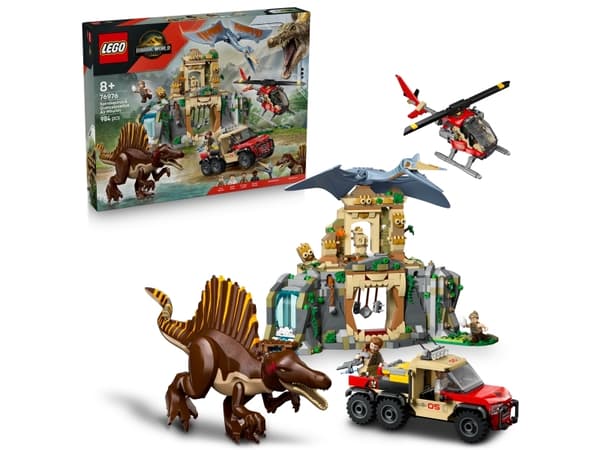 LEGO Jurassic World 76976 Spinosaurus & Quetzalcoatlus Air Mission