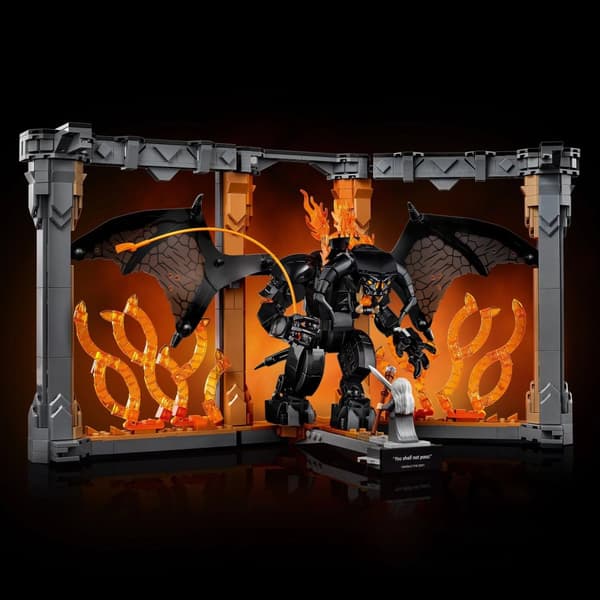 LEGO® Icons 10367 Sagan om ringen: bokstöd med Balrog™