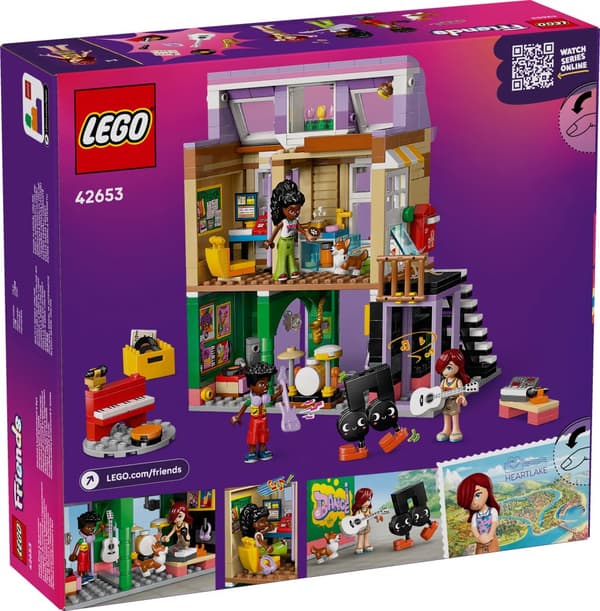 Musikkbutikk og leilighet LEGO® Friends (42653)