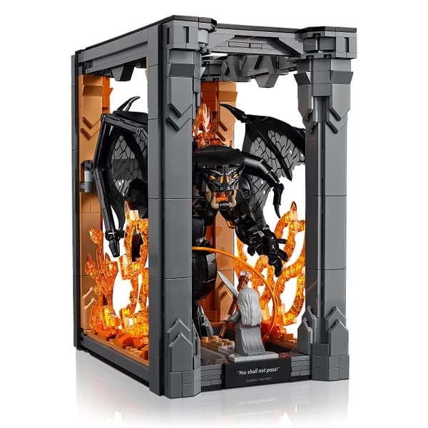 Sagan om ringen: bokstöd med Balrog™ LEGO® Icons (10367)