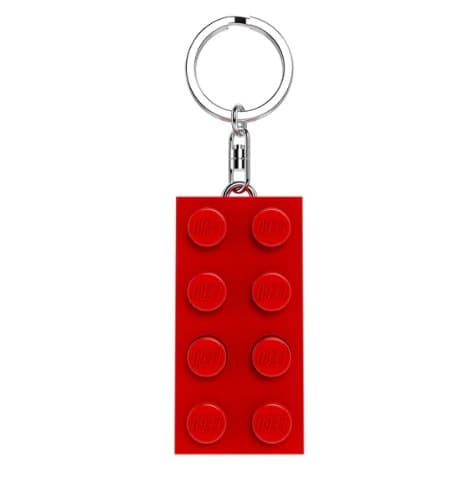 LEGO Nyckelring med lampa 2x4 Röd 4006036-KE234HR