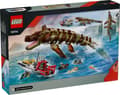 Miniatyrbild 6 av 6: LEGO Jurassic World Båtuppdrag med klossbyggd mosasaurus 76974