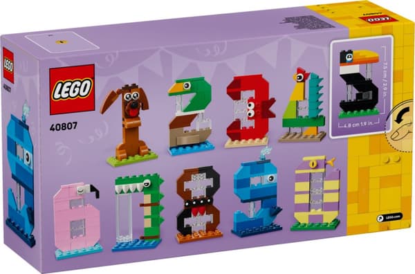 LEGO Födelsedagssiffror 40807