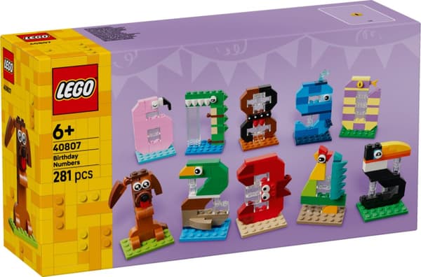 LEGO Födelsedagssiffror 40807