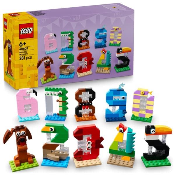 LEGO Födelsedagssiffror 40807