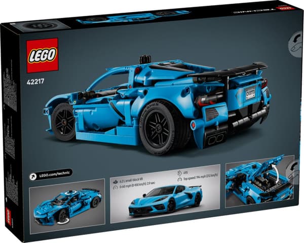 LEGO Technic Chevrolet Corvette Stingray blå 42217
