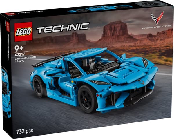 LEGO Technic Chevrolet Corvette Stingray blå 42217