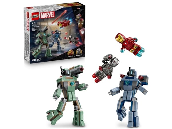 LEGO Super Heroes 76320 Iron Man og War Machine mot Hammer-droner
