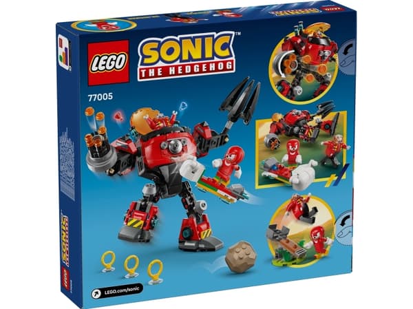 LEGO Sonic 77005 Knuckles mot Dr. Eggmans Egg Crusher-robot