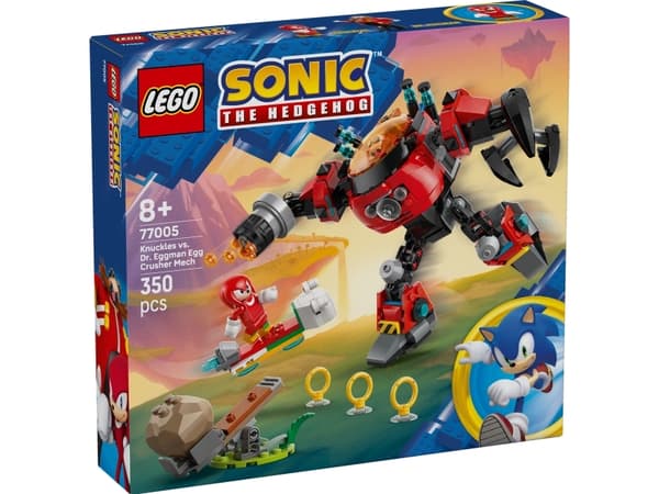LEGO Sonic 77005 Knuckles mot Dr. Eggmans Egg Crusher-robot