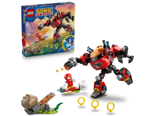LEGO Sonic 77005 Knuckles mot Dr. Eggmans Egg Crusher-robot