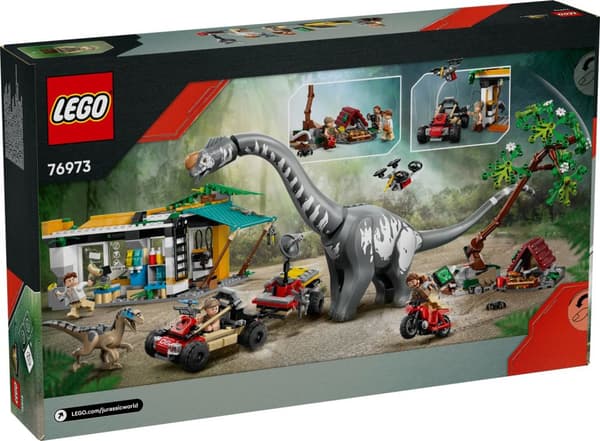 LEGO® Jurassic World Spårningsuppdrag med raptor och titanosaurus 76973