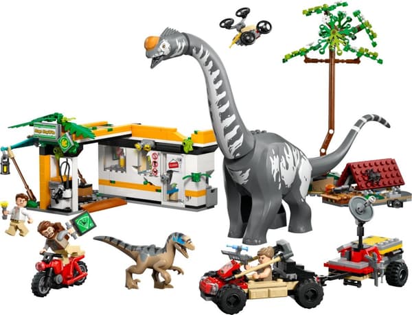 LEGO® Jurassic World Spårningsuppdrag med raptor och titanosaurus 76973