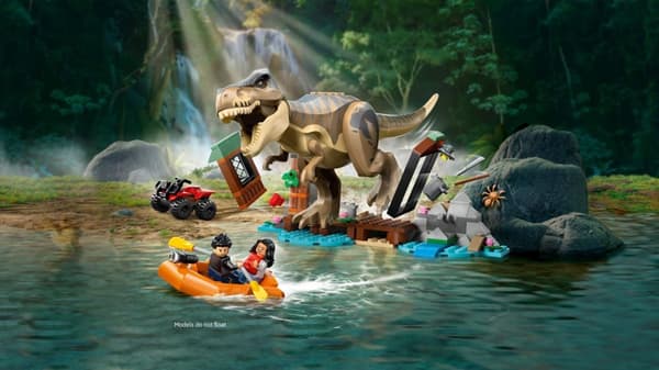 LEGO® Jurassic World Flodflykt med T. rex 76975