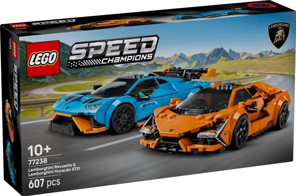 LEGO Speed Champions 77238 Lamborghini Revuelto & Huracán STO