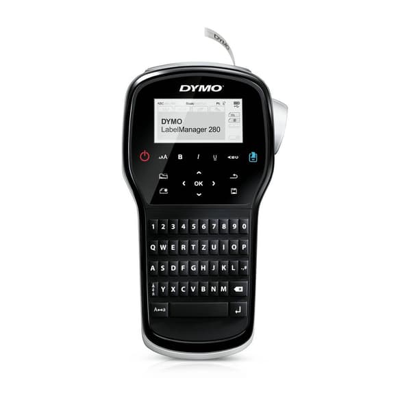 DYMO LabelManager 280 Kit Märkmaskin Lämplig för tejp: D1 6 mm, 9 mm, 12 mm
