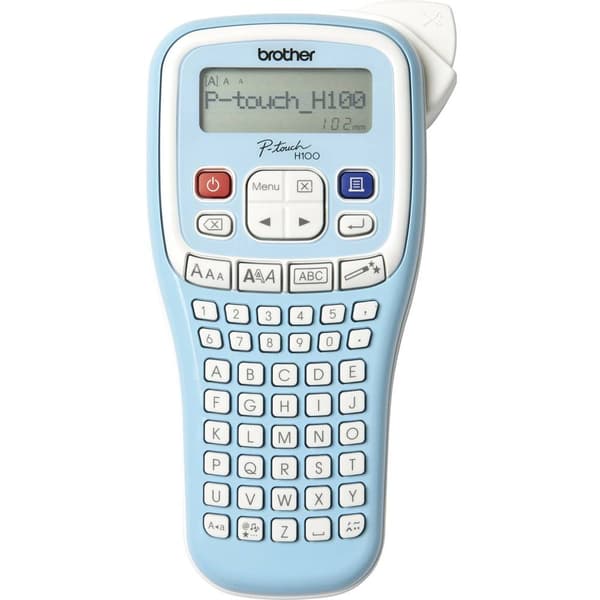 Brother P-touch H100LB Märkmaskin Lämplig för tejp: TZ 3.5 mm, 6 mm, 9 mm, 12 mm Blå