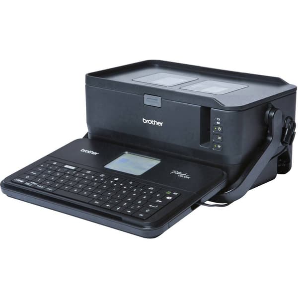Brother P-Touch D800W Märkmaskin Lämplig för tejp: TZ, Hse, HGe, FLe 3.5 mm, 6 mm, 9 mm, 12 mm, 18 mm, 24 mm, 36 mm Svart