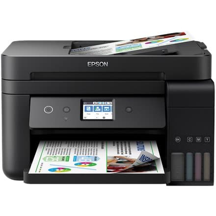 Epson multifunksjonell skriver L6190 farge, blekkskriver, patronfri utskrift, A4, Wi-Fi, svart