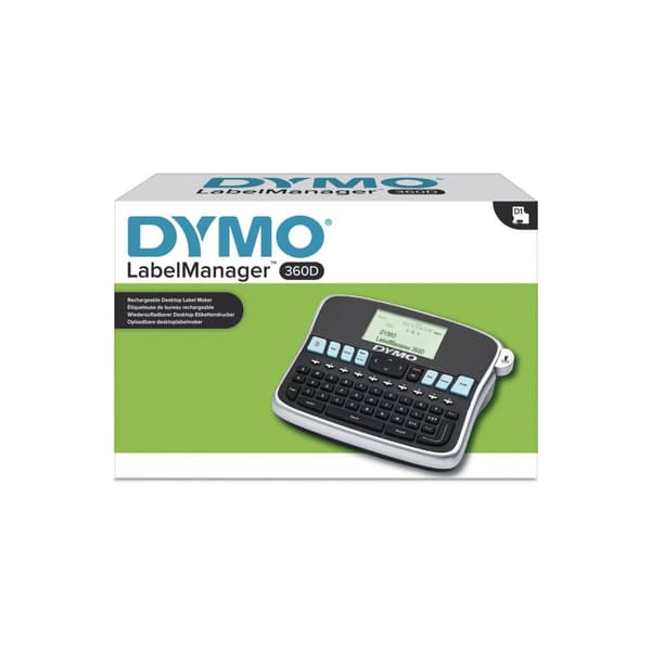 Märkmaskin DYMO LM360D Svart, Silver