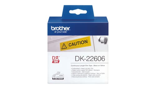 Brother labels 62mmx15,24m yellow film