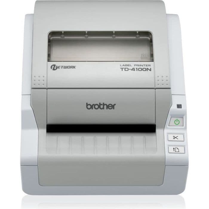 BROTHER Etikettskrivare TD-4100N - Termiskt papper - Rulle A6 (10-5 cm) - USB - LAN