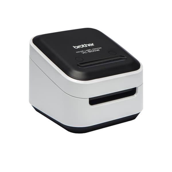 Brother VC-500W - etiketprinter - farve - termisk papir - rulle (5 cm) - 313 dpi - op til 8 mm/sek. (monokrom)/ op til 8 mm/sek. (farve) - USB 2.0, Wi