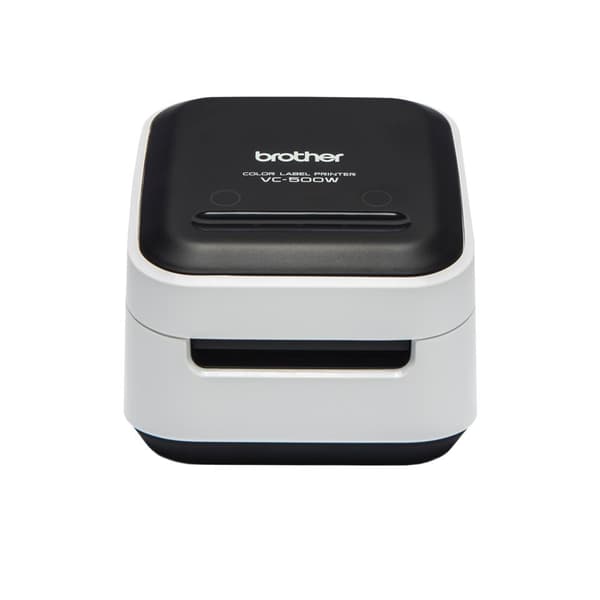 Brother VC-500W - etiketprinter - farve - termisk papir - rulle (5 cm) - 313 dpi - op til 8 mm/sek. (monokrom)/ op til 8 mm/sek. (farve) - USB 2.0, Wi Sort, Grå