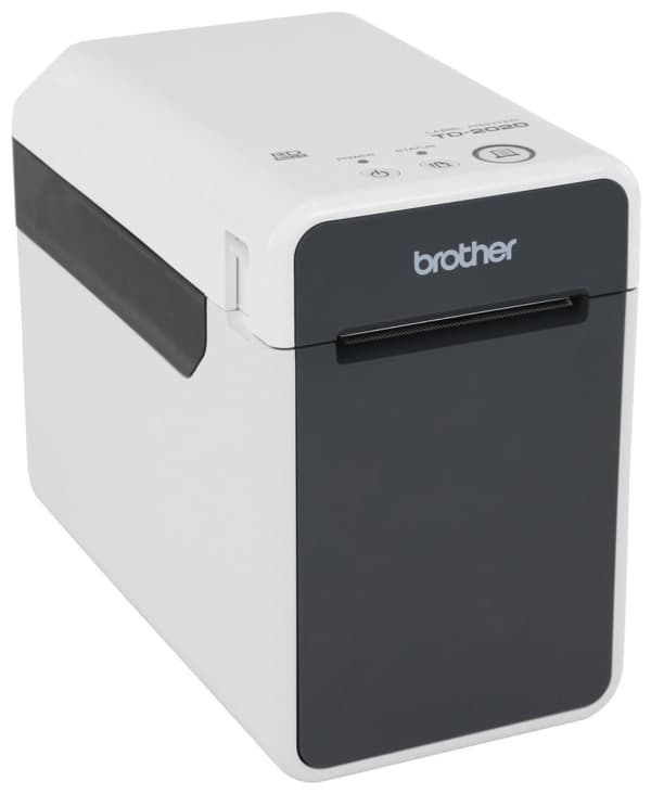 Brother TD-2130N - Tarratulostin - yksivärinen - suora lämpö - rulla (6,3 cm) - 300 dpi - jopa 152,4 mm/s. - USB 2.0, LAN, sarja, USB-isäntä (TD2130NX musta, Harmaa