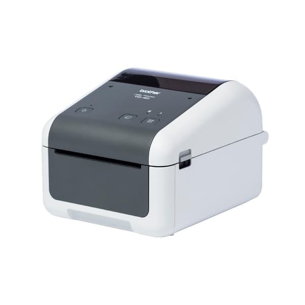 BROTHER Etikettskrivare 300 dpi USB + gränssnittsserie RS-232C + Ethernet (TD4520DNXX1)
