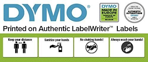 DYMO 2112284 Etiketter Rulle 64 x 19 mm Polypropenfilm Vit 900 St. Permanent Universal Etikett