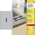 Miniatyrbild 6 av 6: Avery Ultra Strong Etiketter, Silver, 210,0 x 297,0 mm, Permanent Adhesive