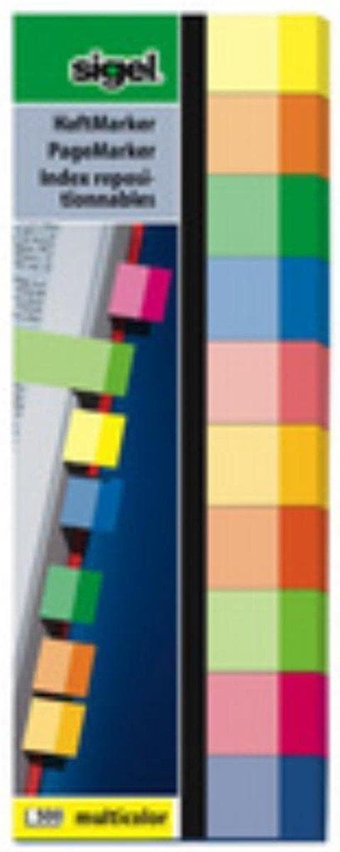 indekseringsstrimler Sigel mini brilliant 5-farve assorteret SI-HN625