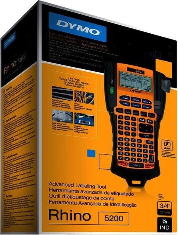 DYMO RHINO 5200 etiketprinter Termotransfer 180 x 180 DPI ABC