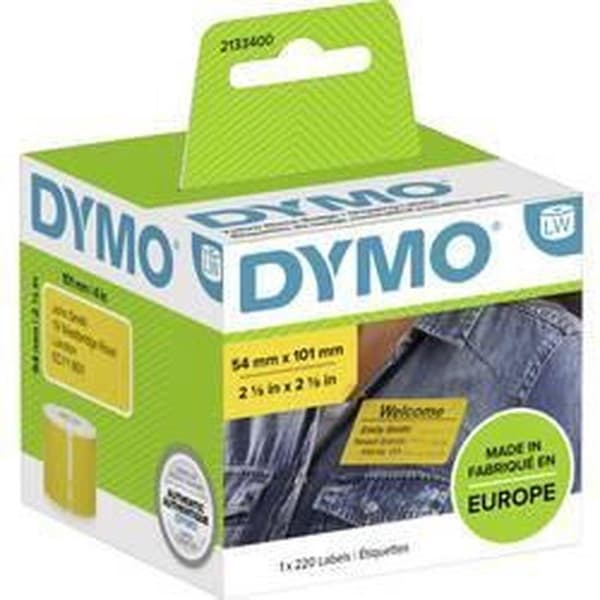 DYMO 101 x 54 mm Gul 220 stk. 2133400 Forsendelsesetiketter, Navneskilte