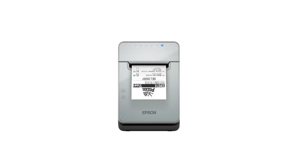 Epson TM L100 (111) - kuittitulostin - lämpölinja - 8 cm rulla - 203 x 203 dpi - jopa 170 mm/s. - USB 2.0, Gigabit LAN, USB 2.0 -isäntä - Musta (C31CJ
