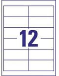 Miniatyrbillede 6 af 8: Avery 3659 hvid printeretiket
