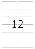 Miniatyrbillede 6 af 7: Herma Prem. adr.etik. 88,9x46,6 100 ark DIN A4 1200 stk 4666