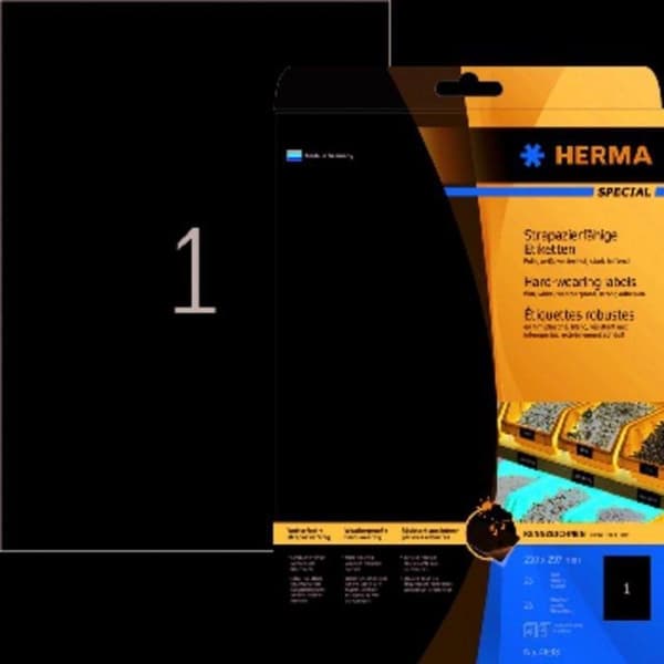 Herma folieetiketter 210x297 25 ark DIN A4 25 st 4698