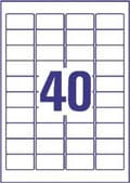 Miniatyrbillede 2 af 4: Avery Laser Label Zweckform 45,7 X 25,4 Mm Papir Transparent