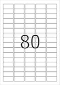 Miniatyrbillede 7 af 8: HERMA Etiketter hvid 35,6x16,9 Premium A4 2000 stk.